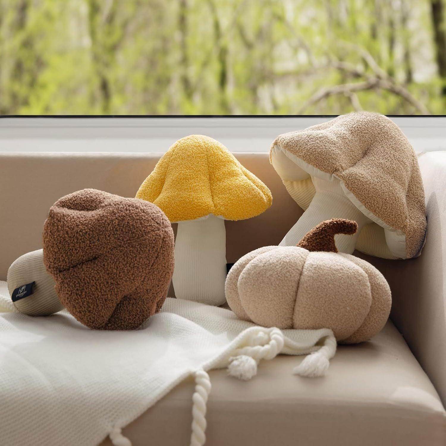 Mushroom Shaped Decorative Throw Pillow - My Store