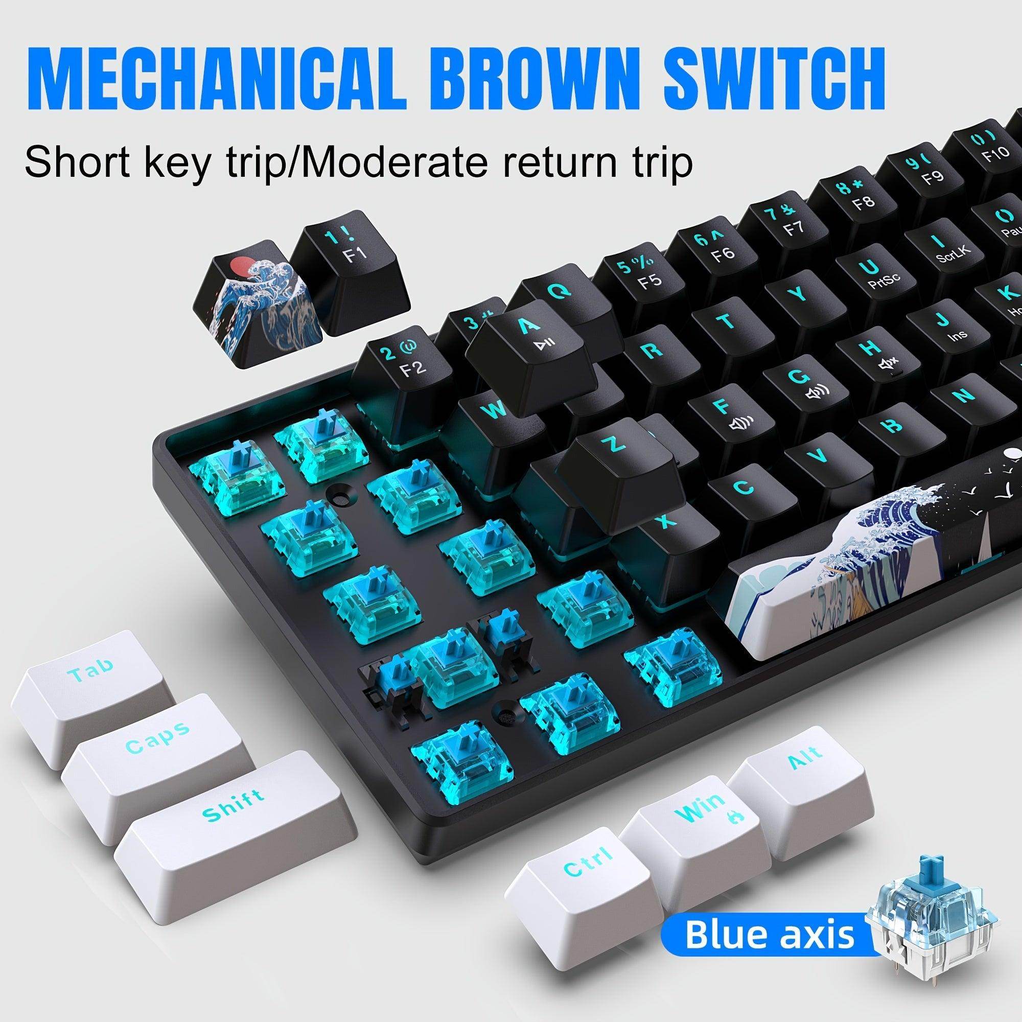 Ergonomic 60% Mechanical Gaming Keyboard - My Store