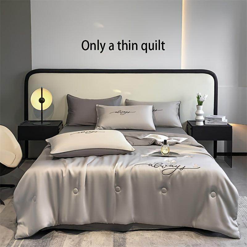 Luxury Embroidered Summer Cooling Quilt - My Store