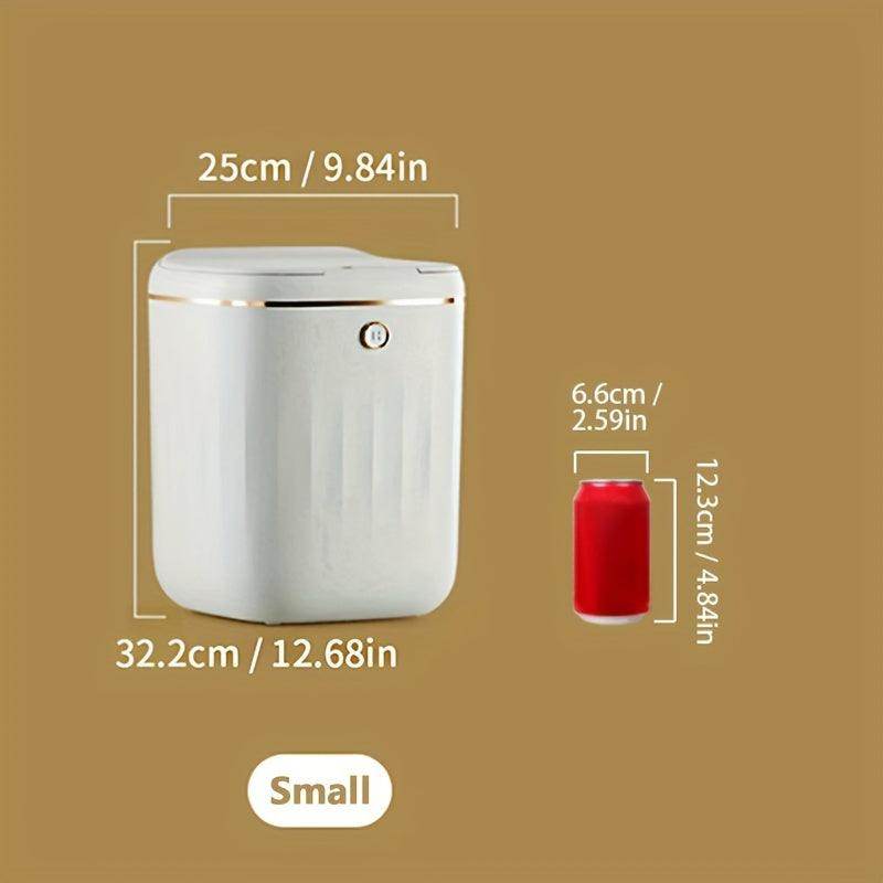 White/Cream Smart Trash Can - My Store