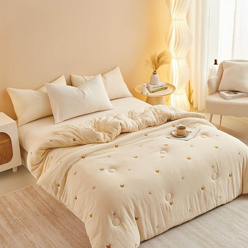 1pc Contemporary Embroidered Quilt - My Store