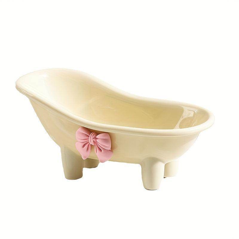 Bathroom Soap Dish with Bowknot Design - My Store