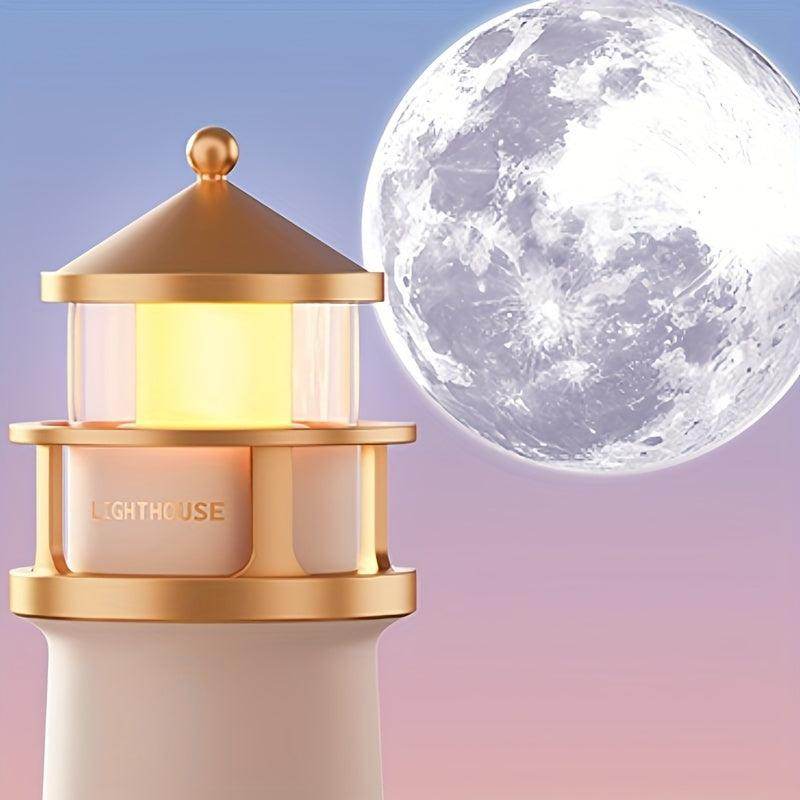 Lighthouse Night Light with Moon Projection - My Store