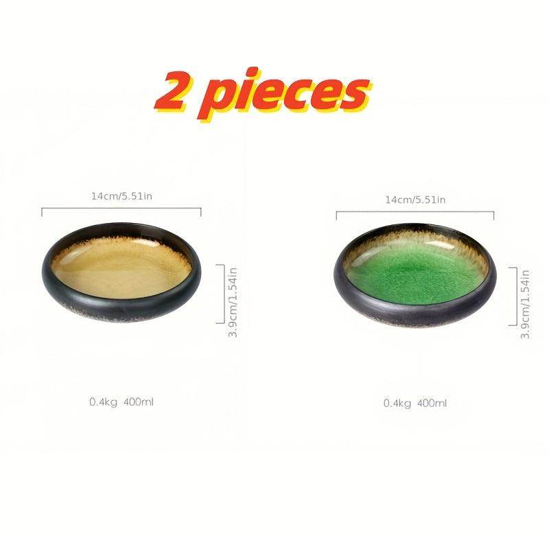 Creative Kiln Ice Glazed Porcelain Plates - My Store