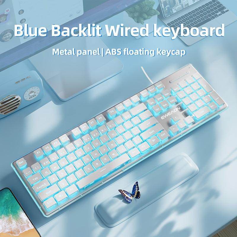 Silent LED-Backlit Ergonomic Gaming Keyboard - My Store