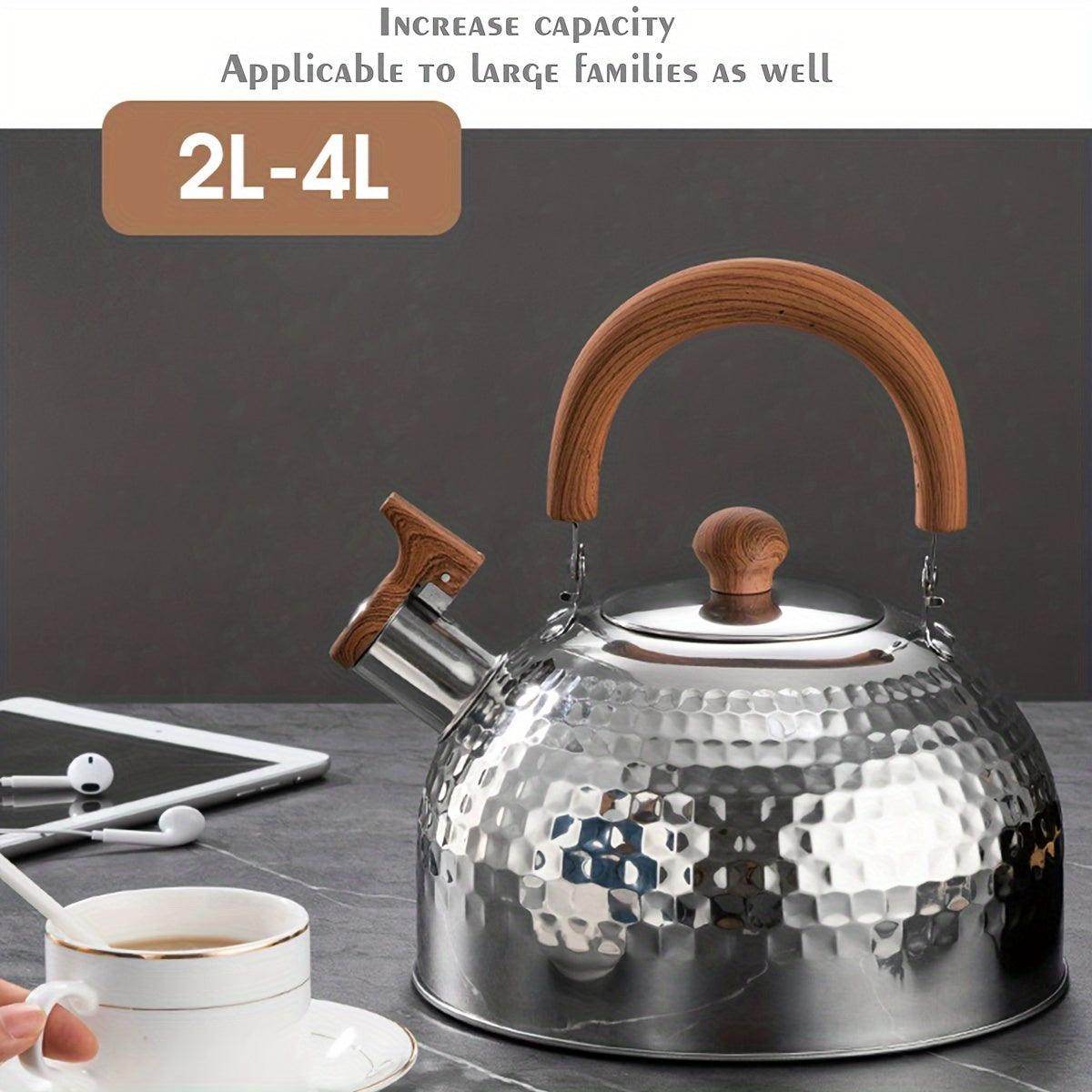 Stainless Steel Whistling Kettle - 2L Capacity - My Store