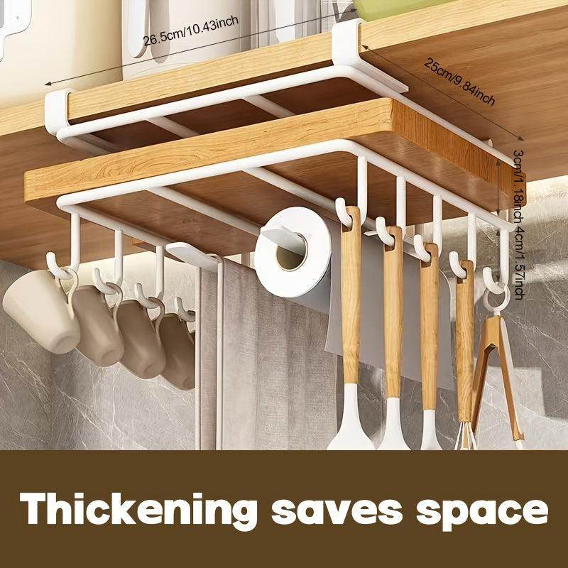 Punch-Free Double-Layer Kitchen Storage Rack - My Store