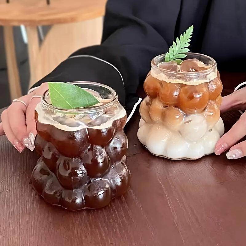 4pcs Grape Design Glass Cup - My Store