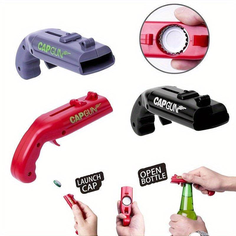 Funny Cap Gun Bottle Opener with Corkscrew - My Store