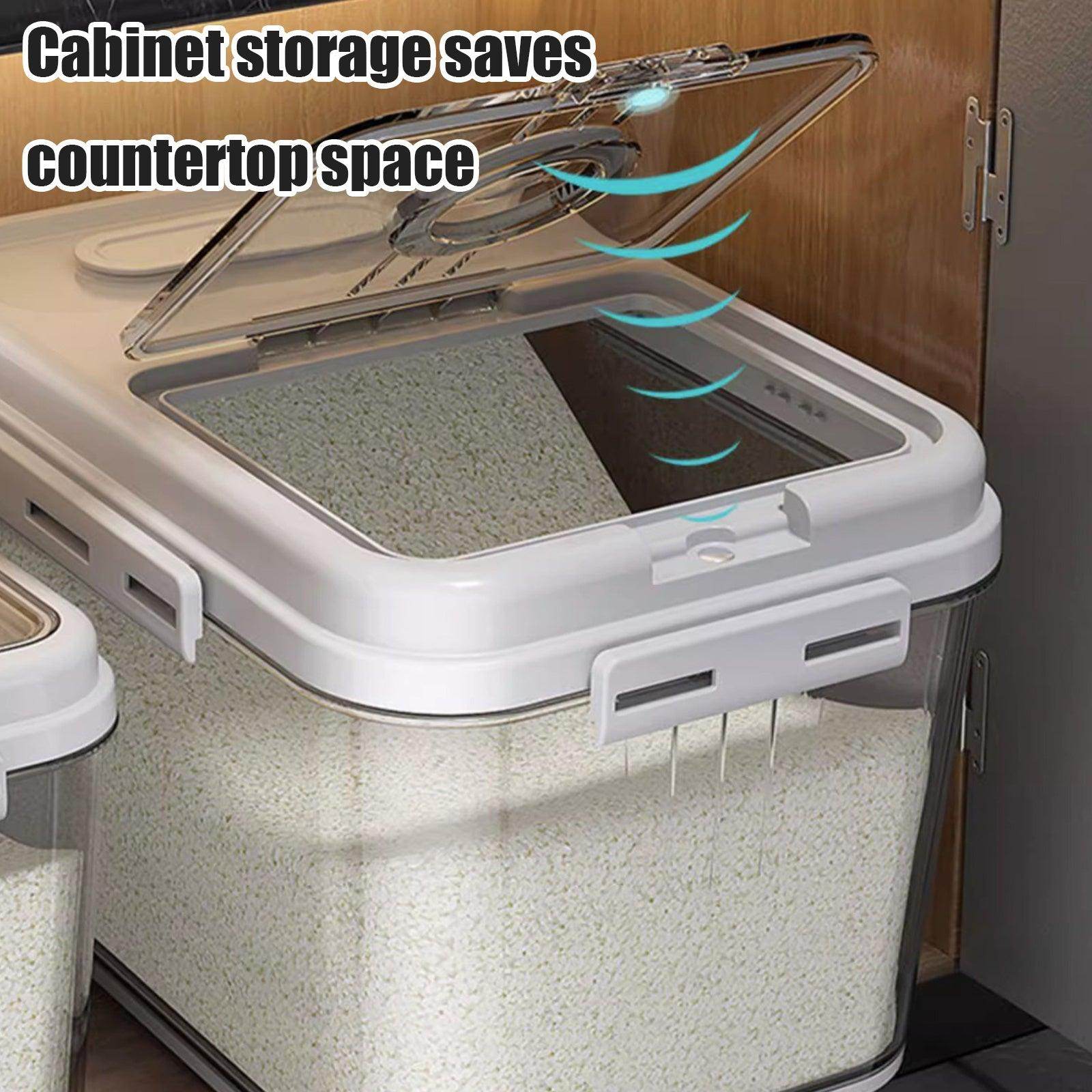 15kg Durable Plastic Airtight Rice Dispenser - My Store