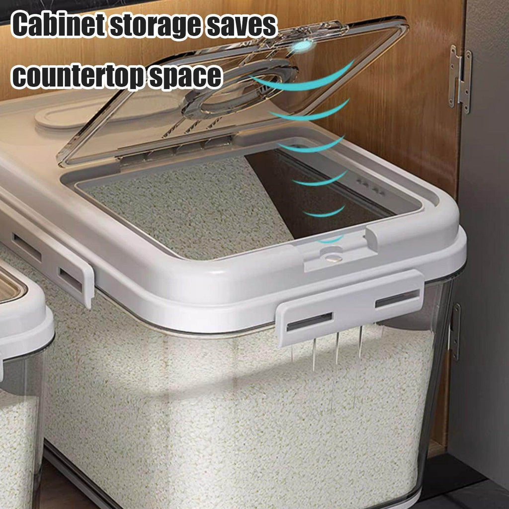 15kg Durable Plastic Airtight Rice Dispenser - My Store