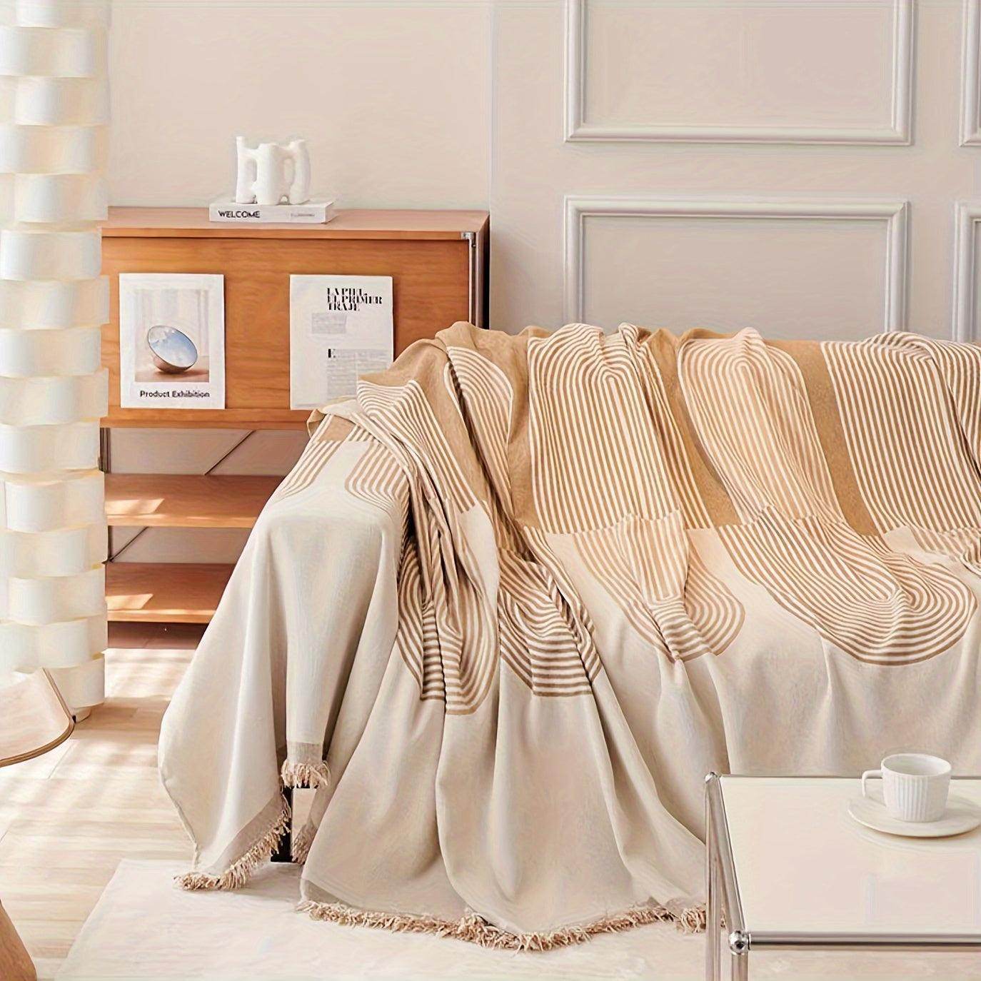 Chenille Sofa Cover Blanket – Pet-Friendly & Anti-Scratch - My Store