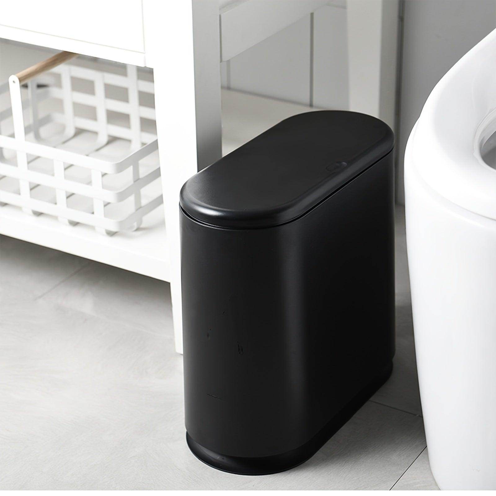 Slim 12L Kitchen Trash Can with Pop-Up Lid - My Store