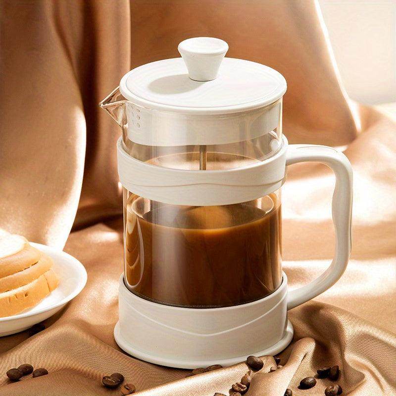 French Press Coffee Maker - Glass Tea Infuser with Hand-Pressed Filter - My Store