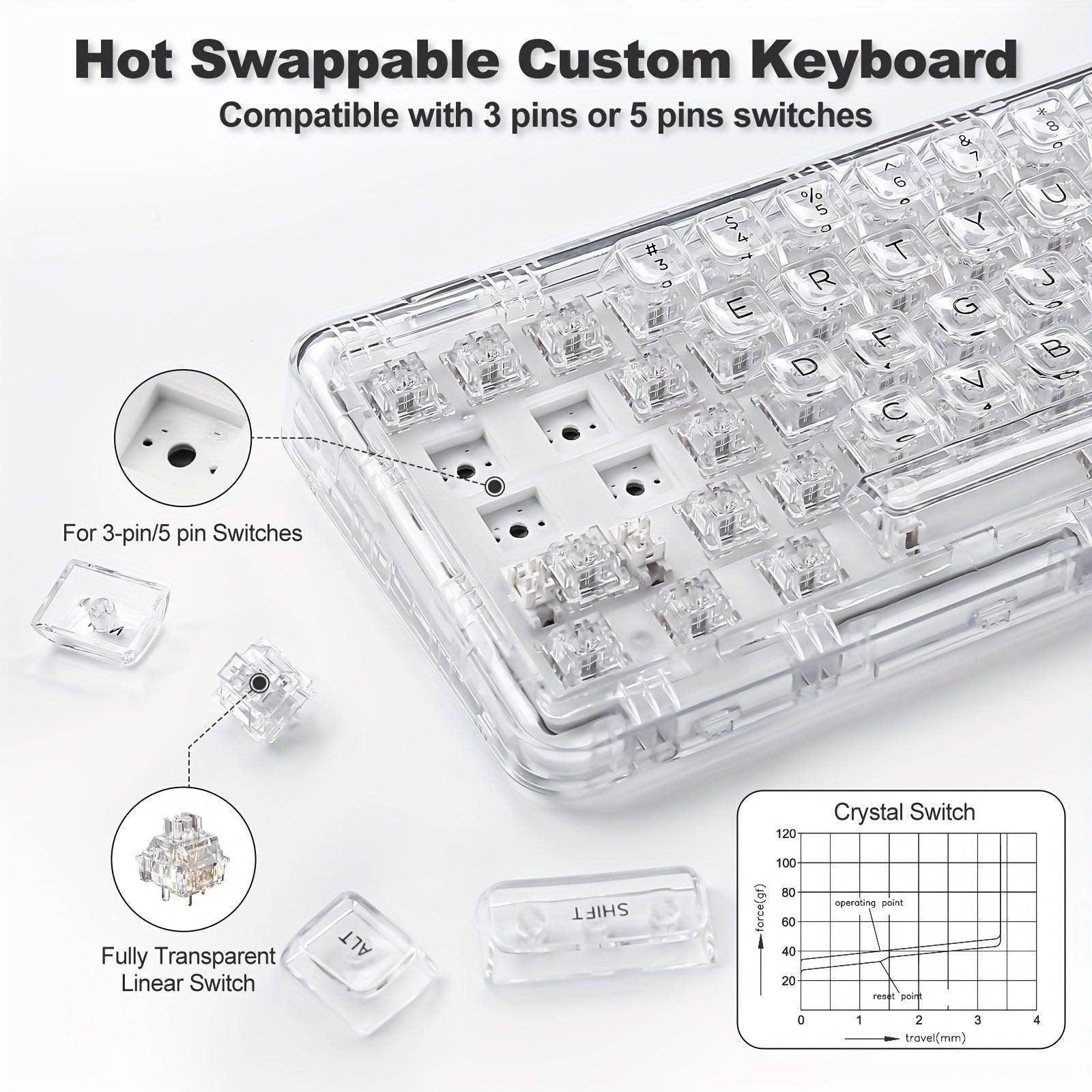 Transparent Mechanical Gaming Keyboard - My Store