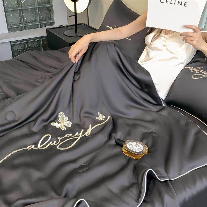 Luxury Embroidered Summer Cooling Quilt - My Store