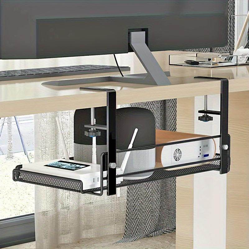Adjustable Office Iron Desk Storage Rack - My Store