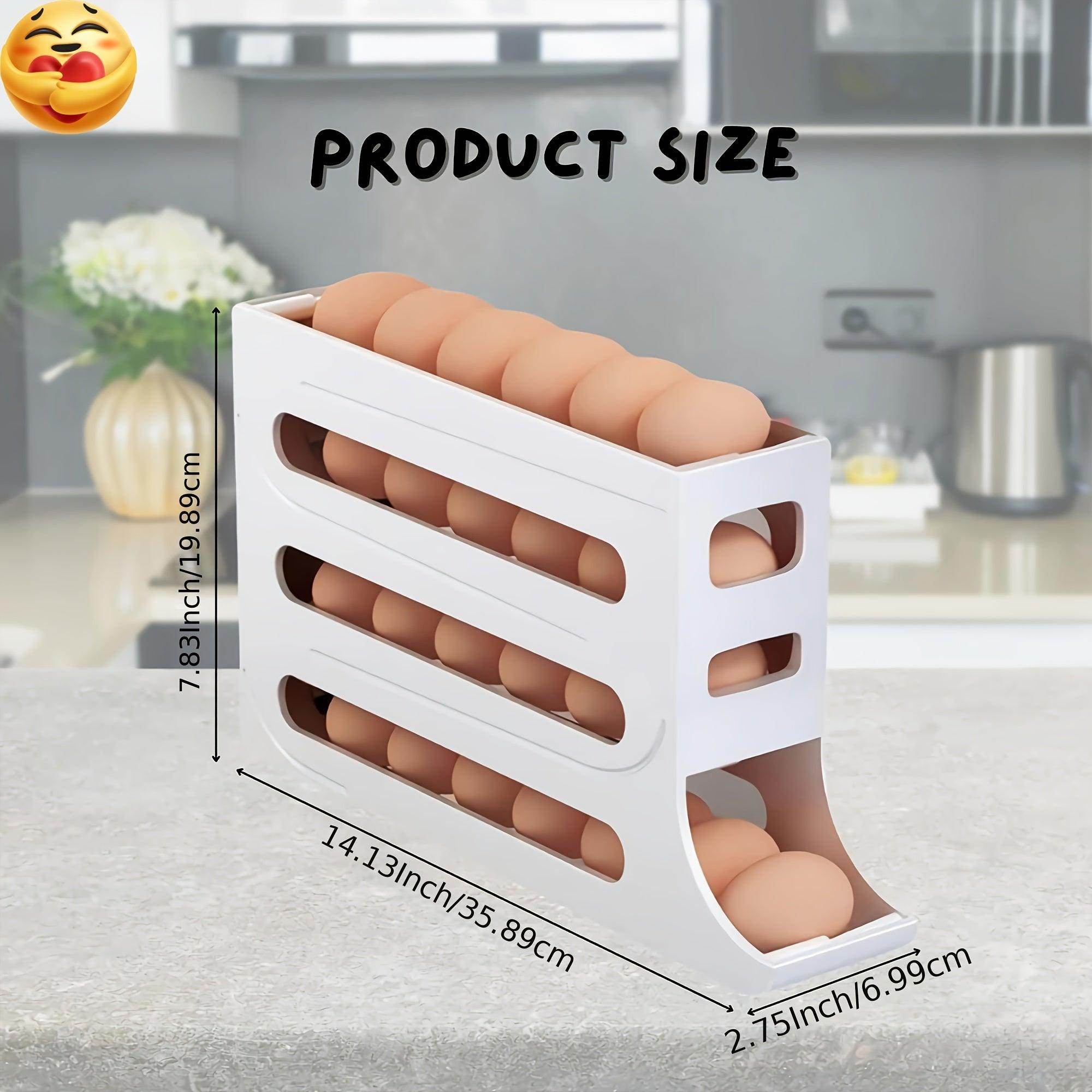 4-Tier Auto-Rolling Egg Dispenser - My Store