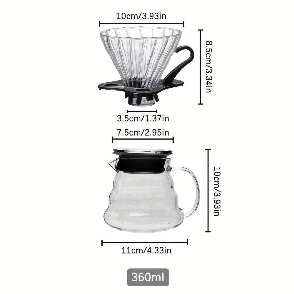 Glass Coffee Press & Pour Over Coffee Starter Set - My Store