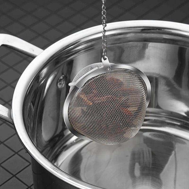 Herbal Infuser Ball with Locking Clasp and Extended Chain - My Store