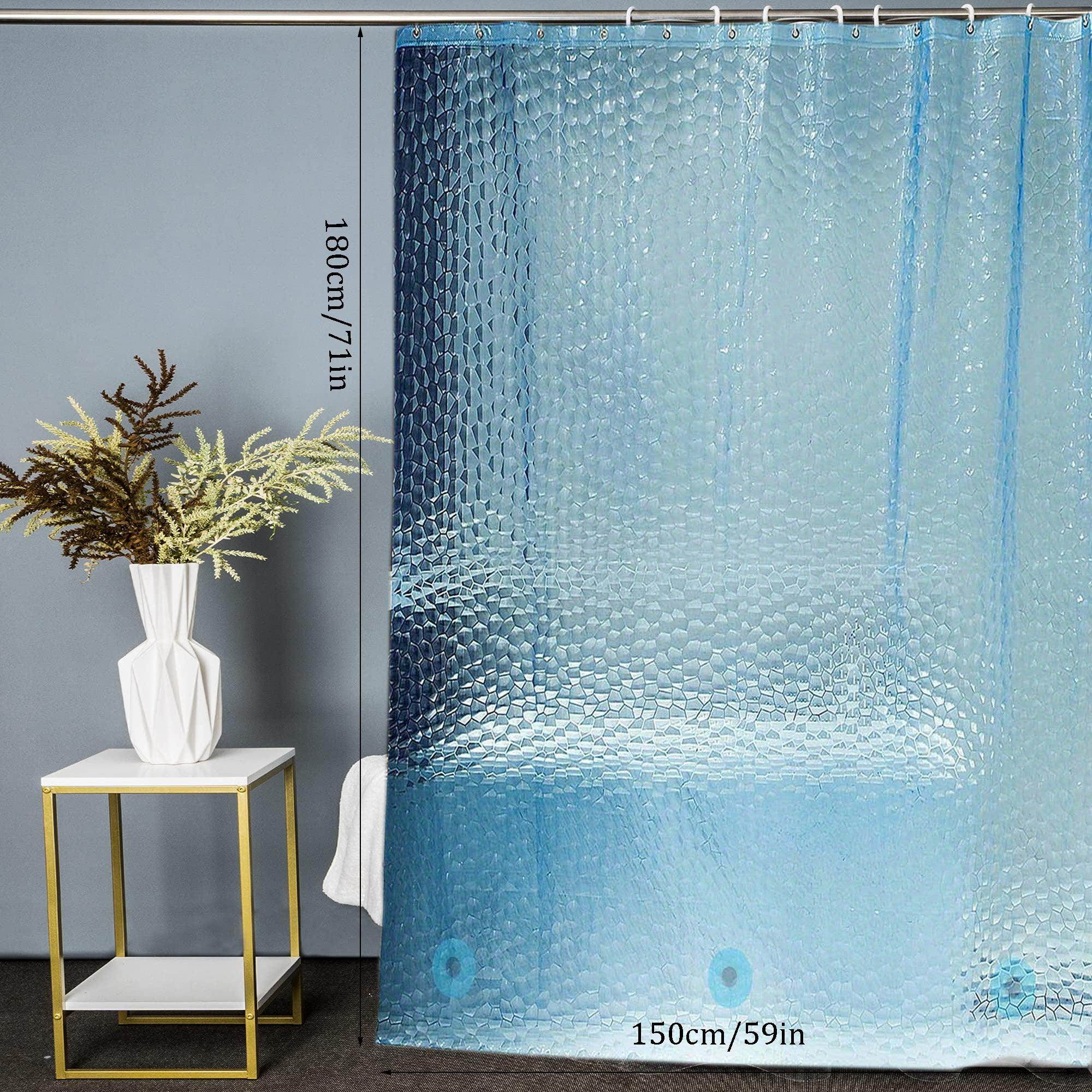 3D Pebble Pattern Waterproof Shower Liner - My Store