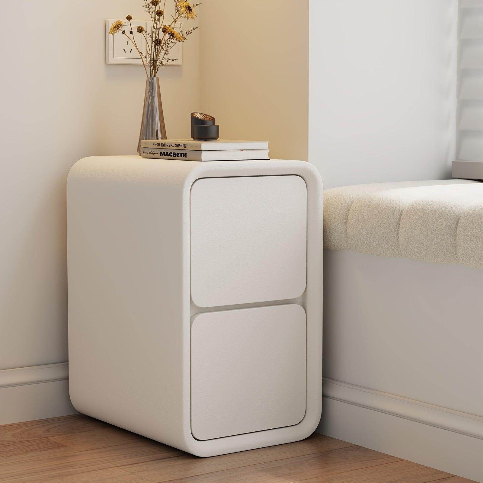 Compact Ultra-Narrow Nightstand - My Store