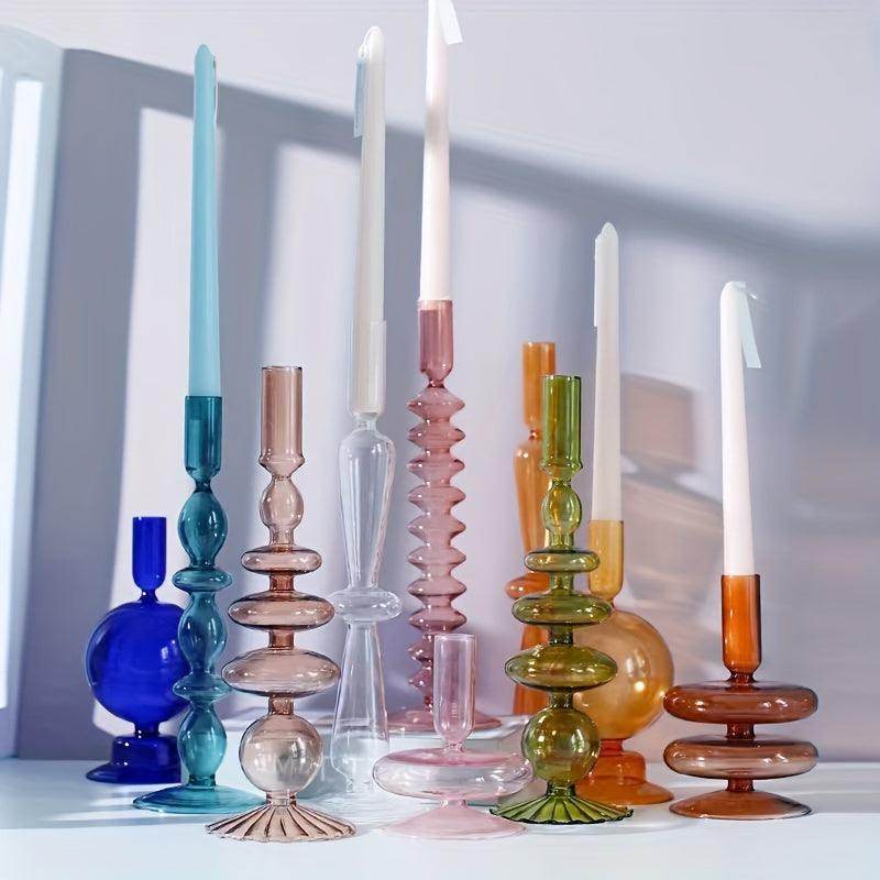 Romance Glass Candleholder - My Store