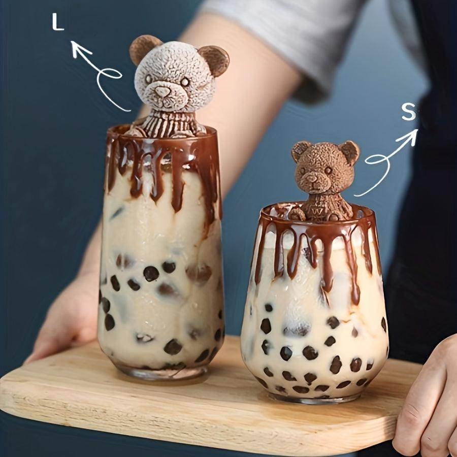 3D Teddy Bear Silicone Ice Cube Mold Tray - My Store