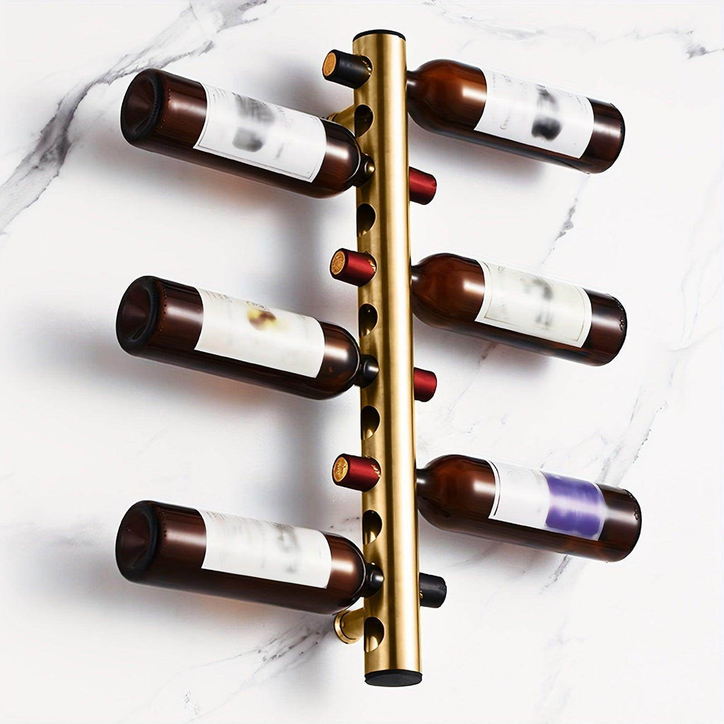 8-Bottle Wall-Mounted Wine Rack - My Store
