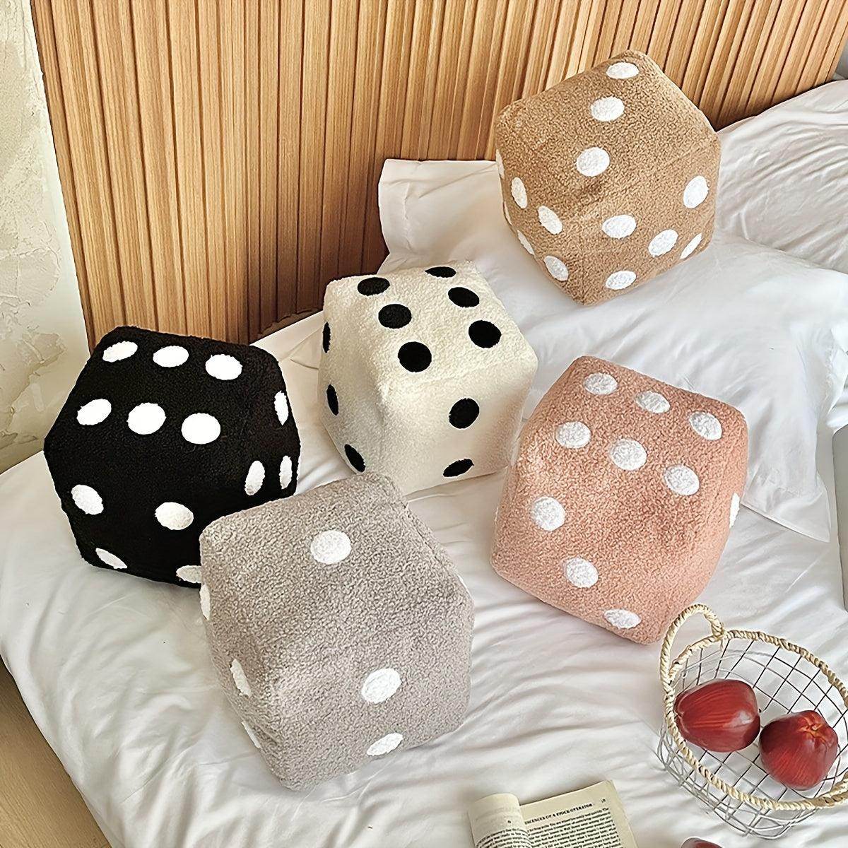 Soft Decorative Dice Throw Pillow - My Store