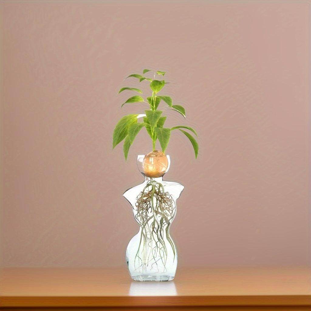 Glass Avocado Vase - My Store