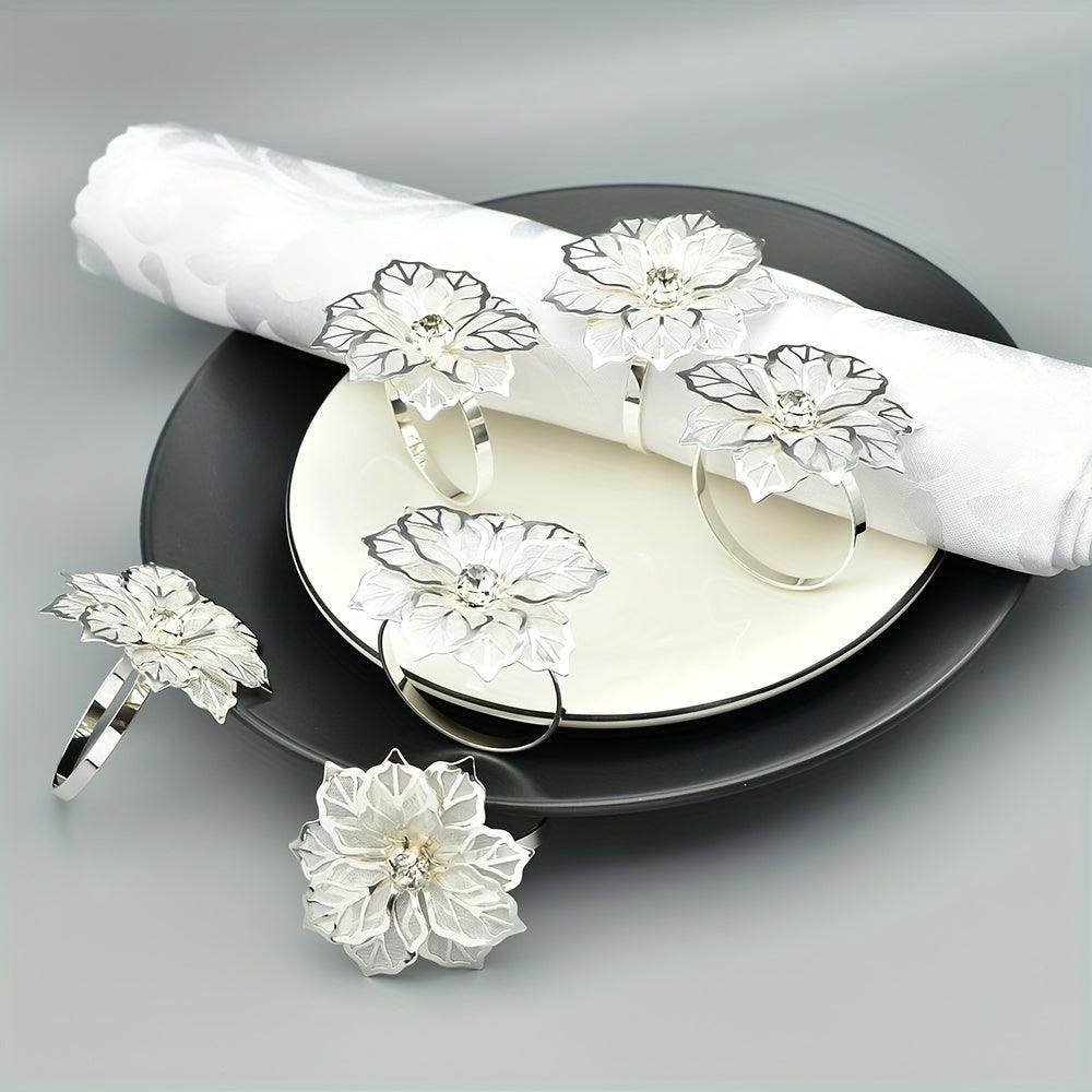 6pcs Flower Napkin Ring - My Store