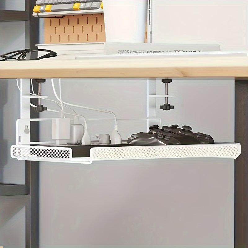 Adjustable Office Iron Desk Storage Rack - My Store