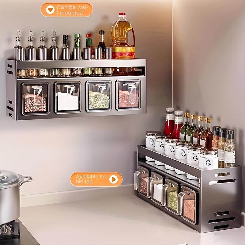Wall-Mounted Kitchen Spice Rack - My Store