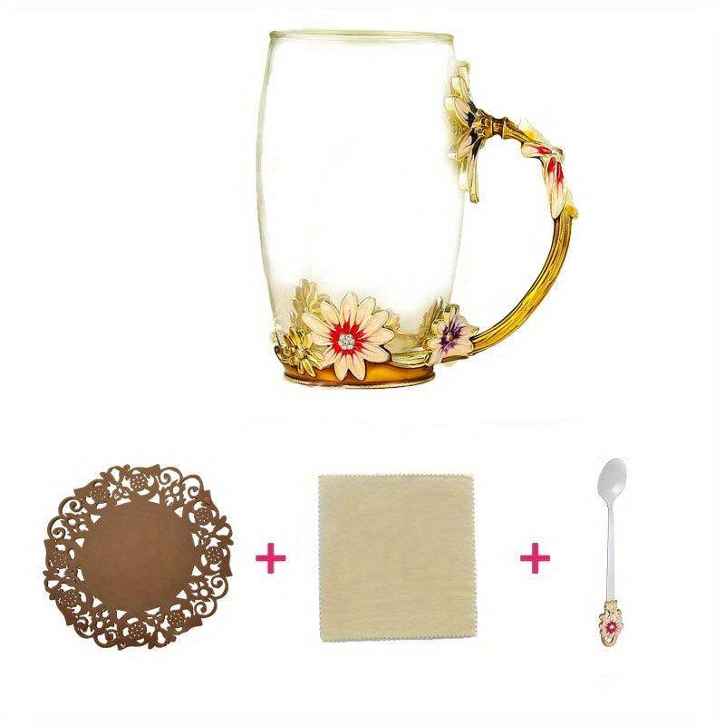 Elegant Flower Pattern Tea Cup Set - My Store