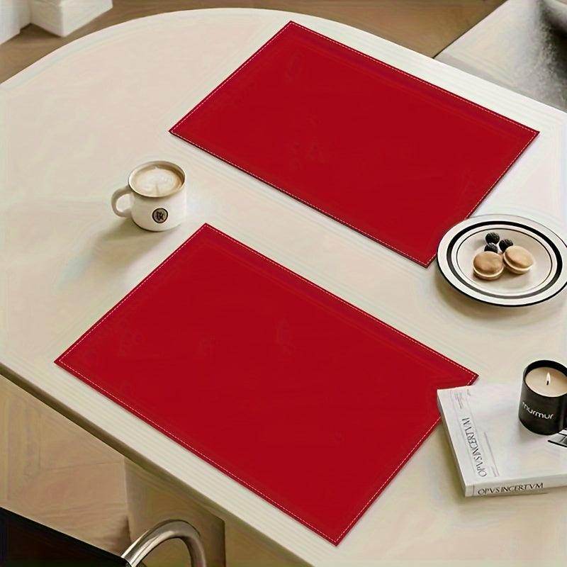 Red Theme Linen Table Runner Set - My Store