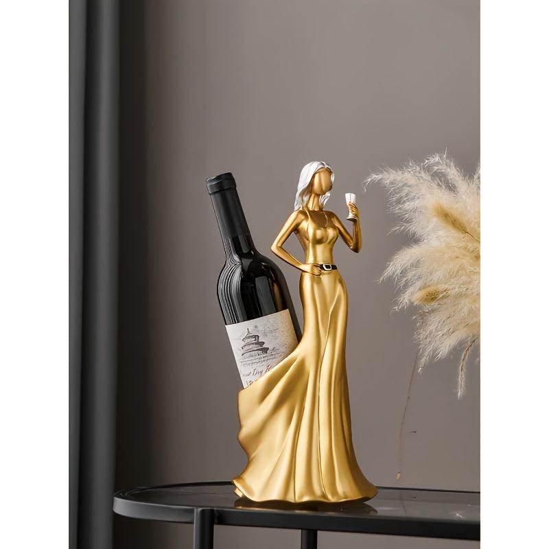 Elegant Nordic-Style Resin Wine Rack - My Store