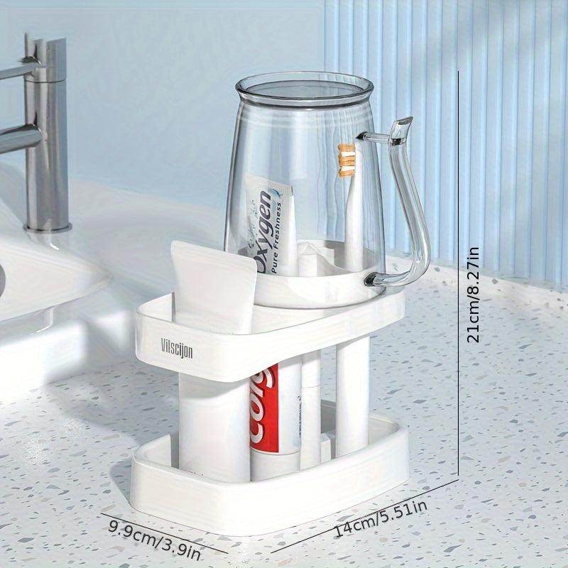 2-in-1 Toothbrush Holder with Cup - My Store