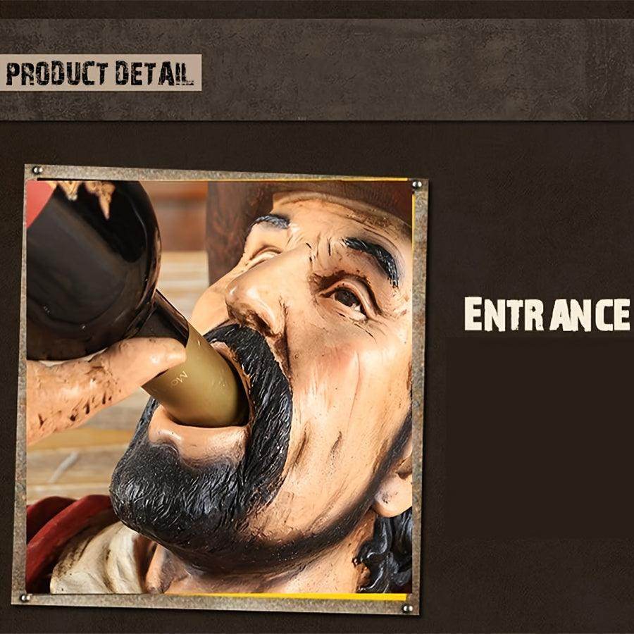 Western Denim Style Resin Bottle Holder - My Store