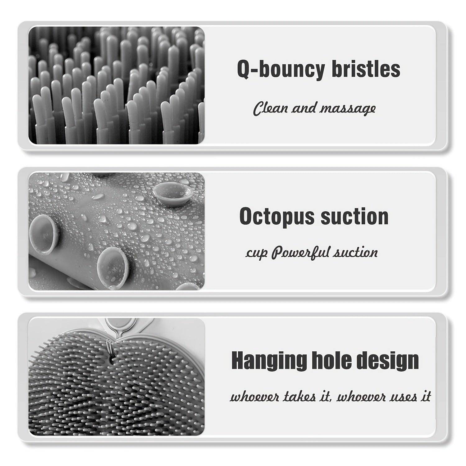 Silicone Shower Foot and Back Scrubber - My Store