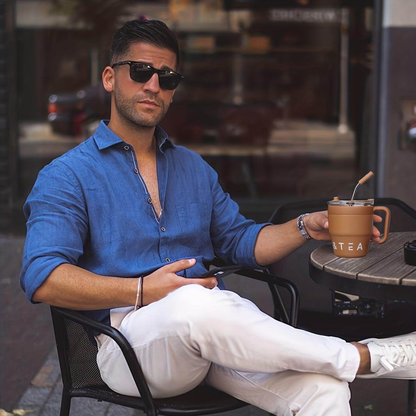 Happy Nooke™ I Insulated Coffee Cup with Handle - My Store