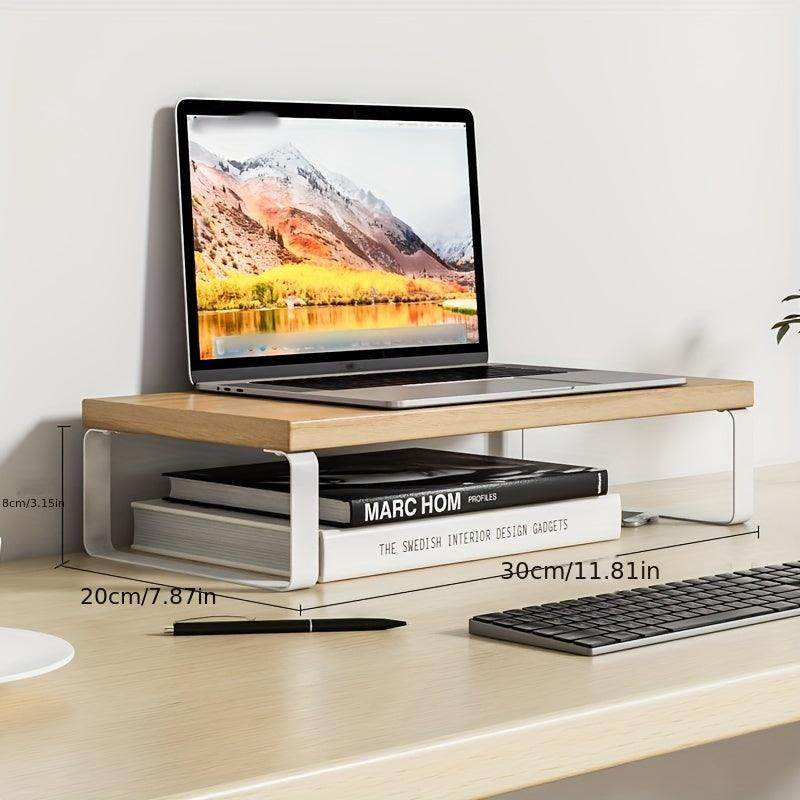 Wooden Laptop Monitor Stand - My Store