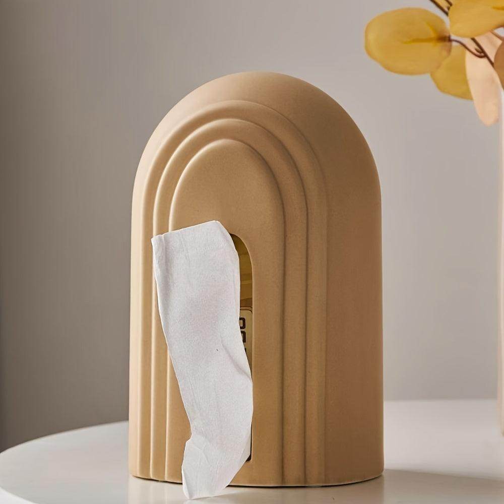 Arch-Shaped Ceramic Tissue Box - My Store