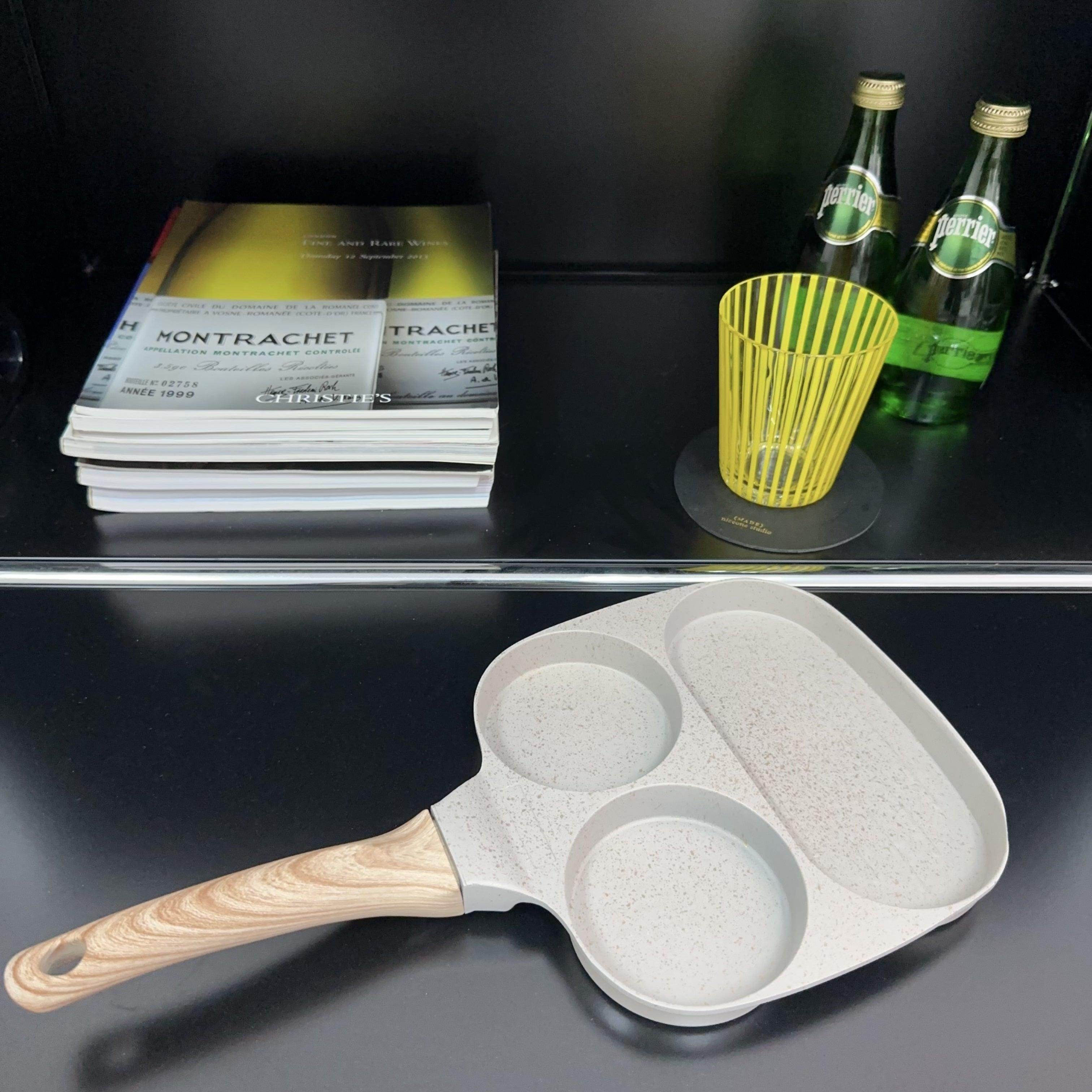 Triple Compartment Nonstick Breakfast Skillet - My Store