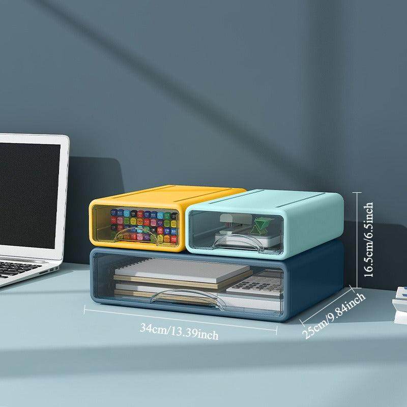 Stackable Office Storage Boxes with Drawers - My Store