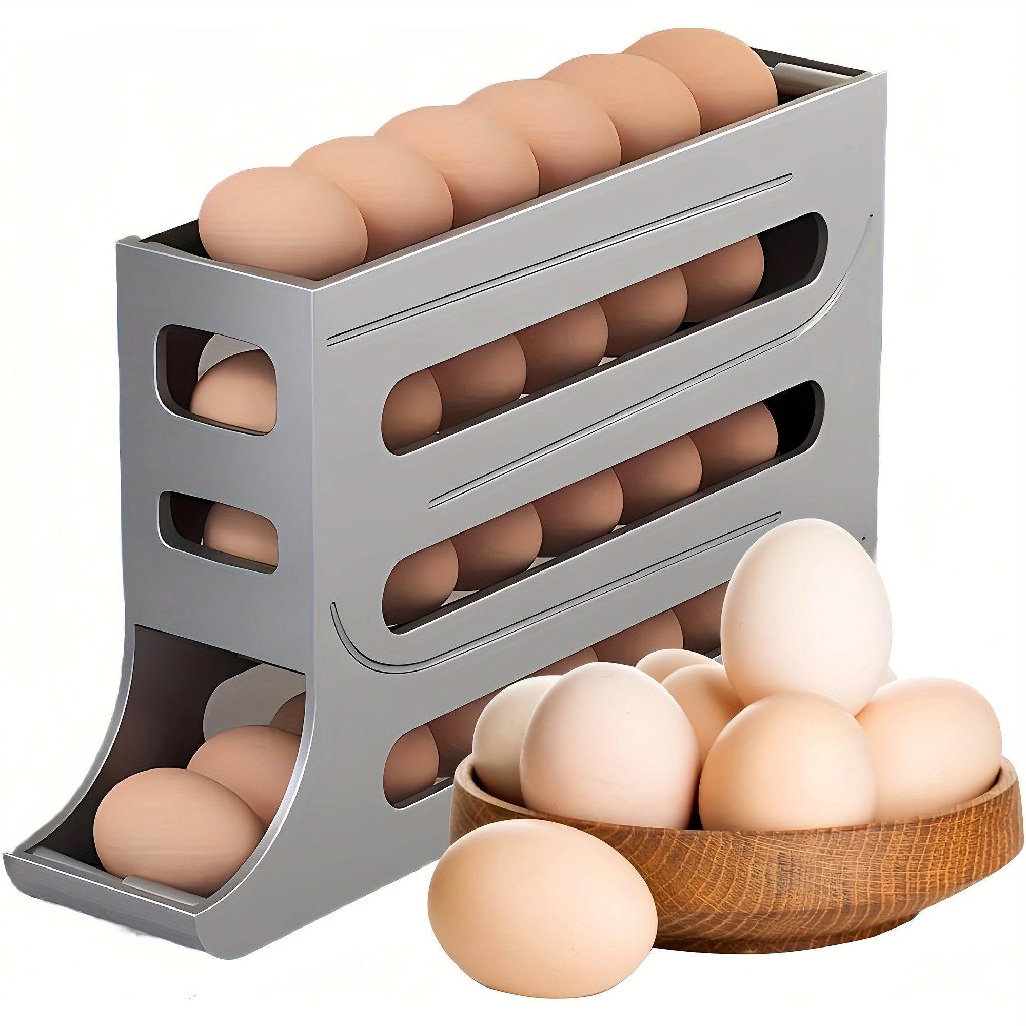 4-Tier Auto-Rolling Egg Dispenser - My Store