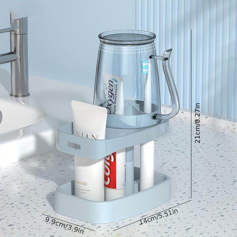 2-in-1 Toothbrush Holder with Cup - My Store