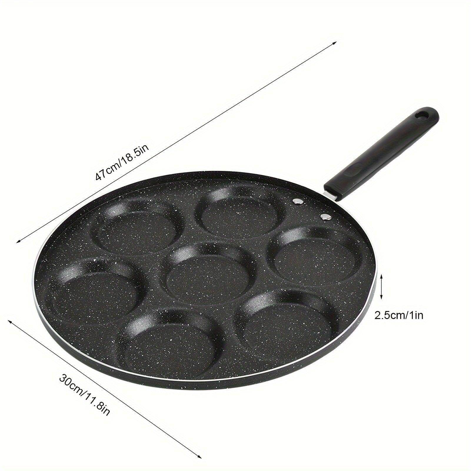 7-Hole Non-Stick Frying Pan for Eggs & Pancakes - My Store