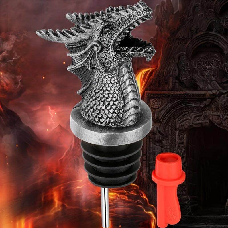 Golden Dragon Head Wine Pourer - My Store