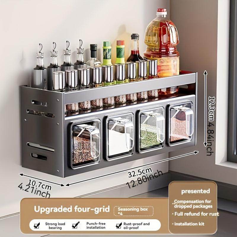 Wall-Mounted Kitchen Spice Rack - My Store